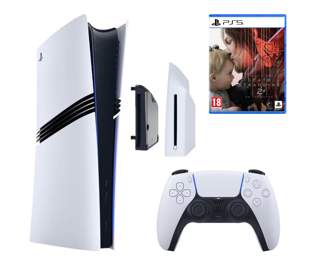Sony PlayStation 5 Pro + Disc Drive + Death Stranding 2 - 1345108 - zdjęcie